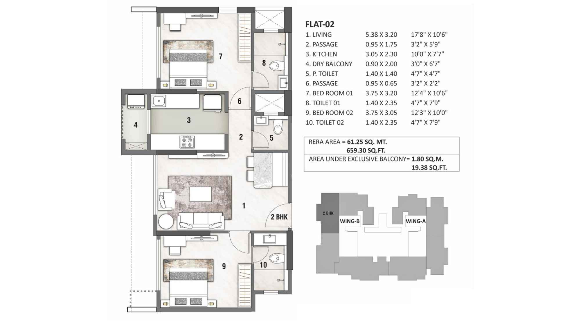 Rustomjee-Stella-Floor-Plan-2-BHK-659-Sqft