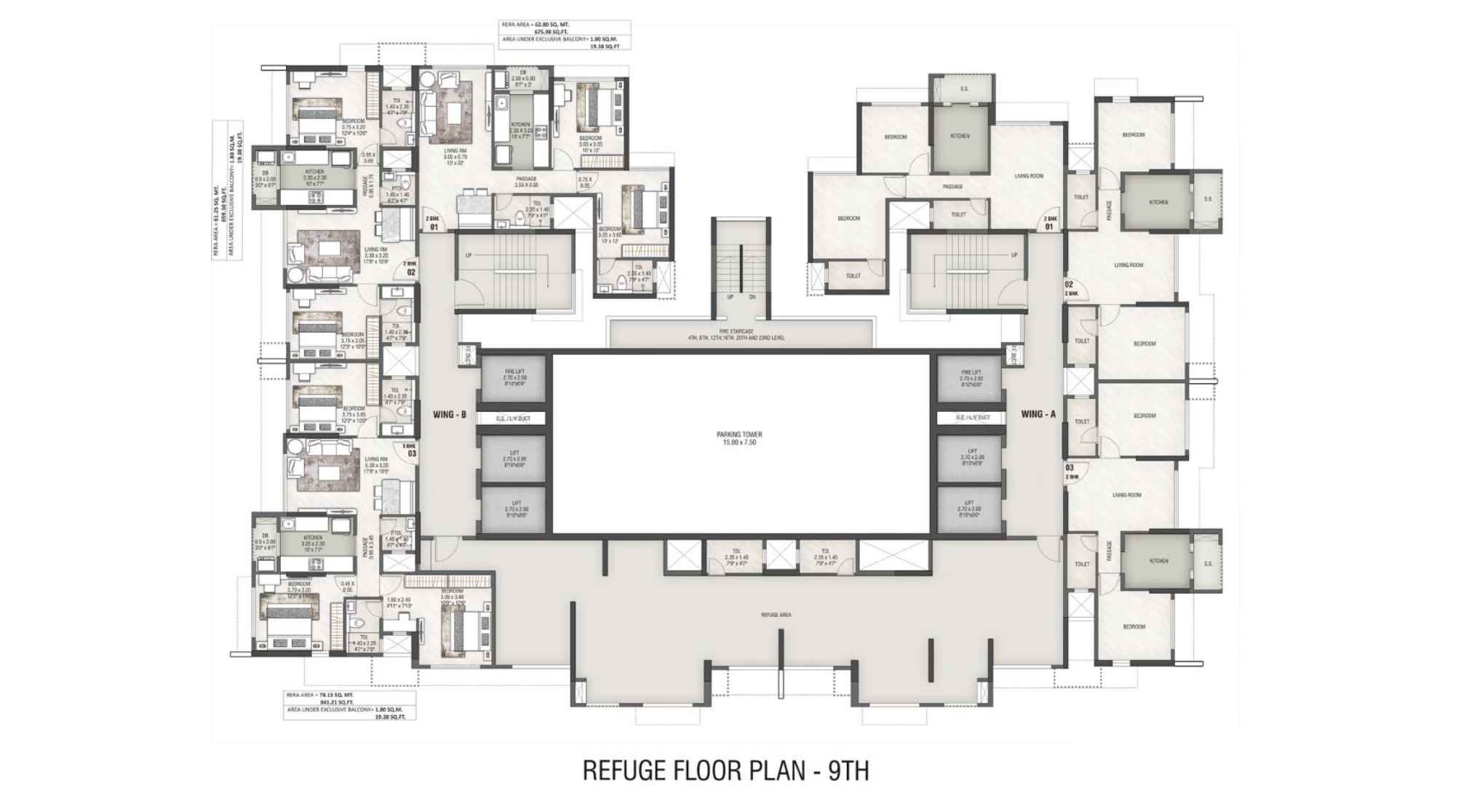 Rustomjee-Stella-Floor-Plan-Refugee-9th-Floor