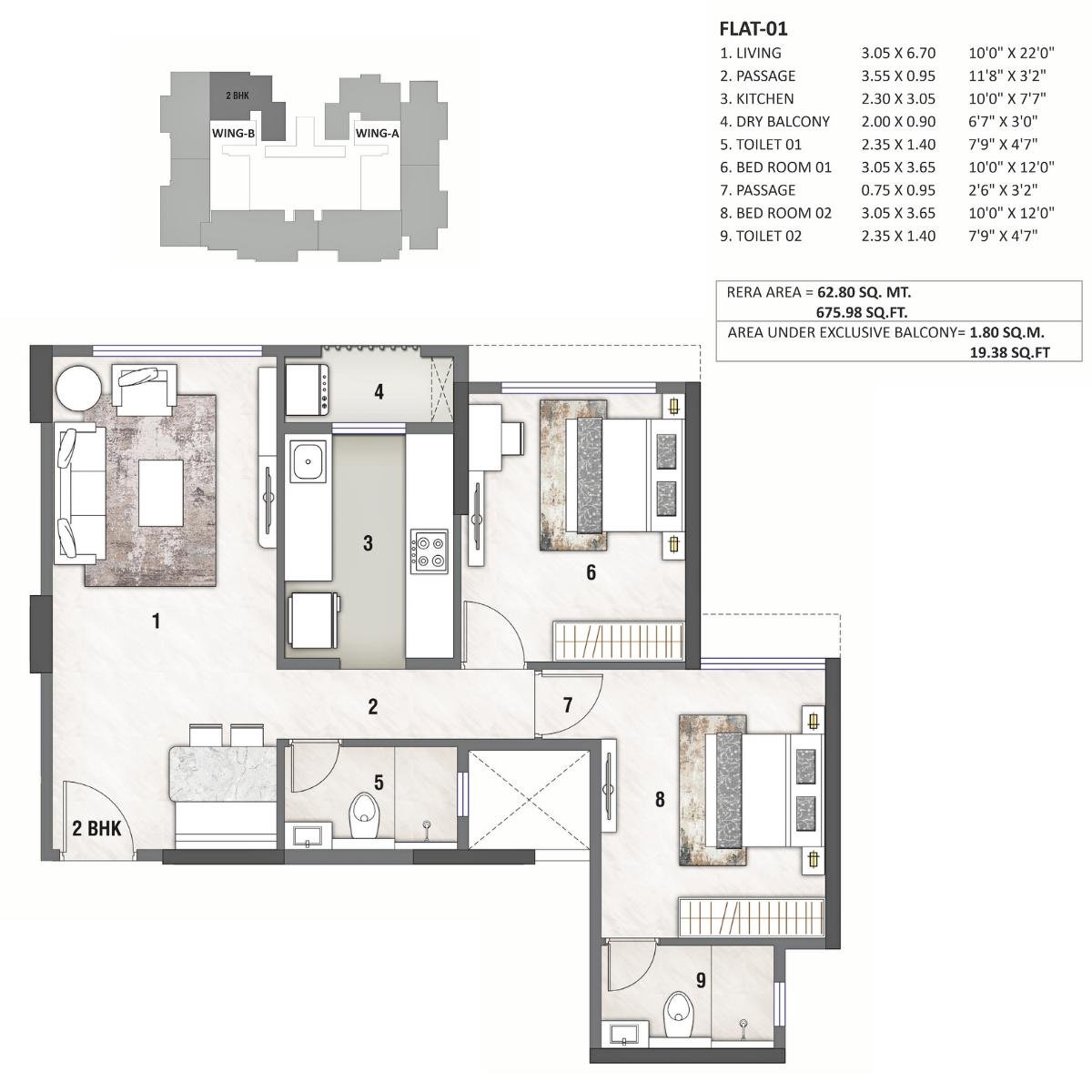 Rustomjee-Stella-Floor-Plan-2-BHK-675-Sqft