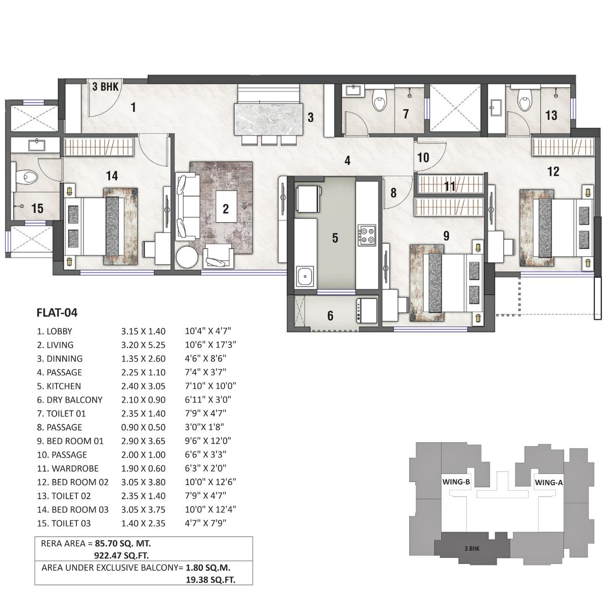 Rustomjee-Stella-Floor-Plan-3-BHK-922-Sqft