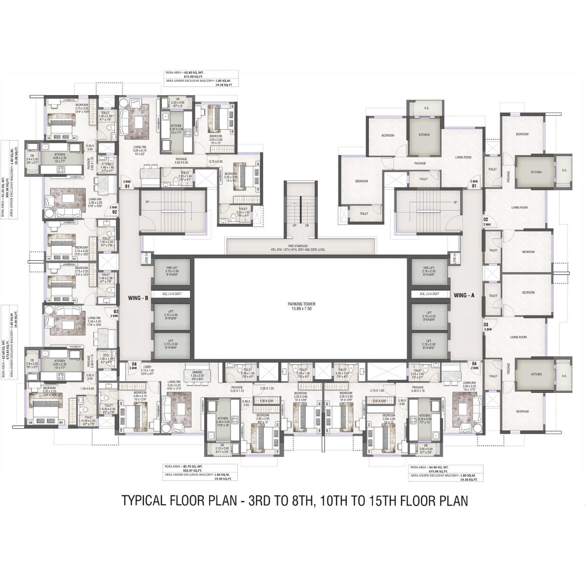 Rustomjee-Stella-Floor-Plan-Typical-3rd-To-8th-10th-To-15th