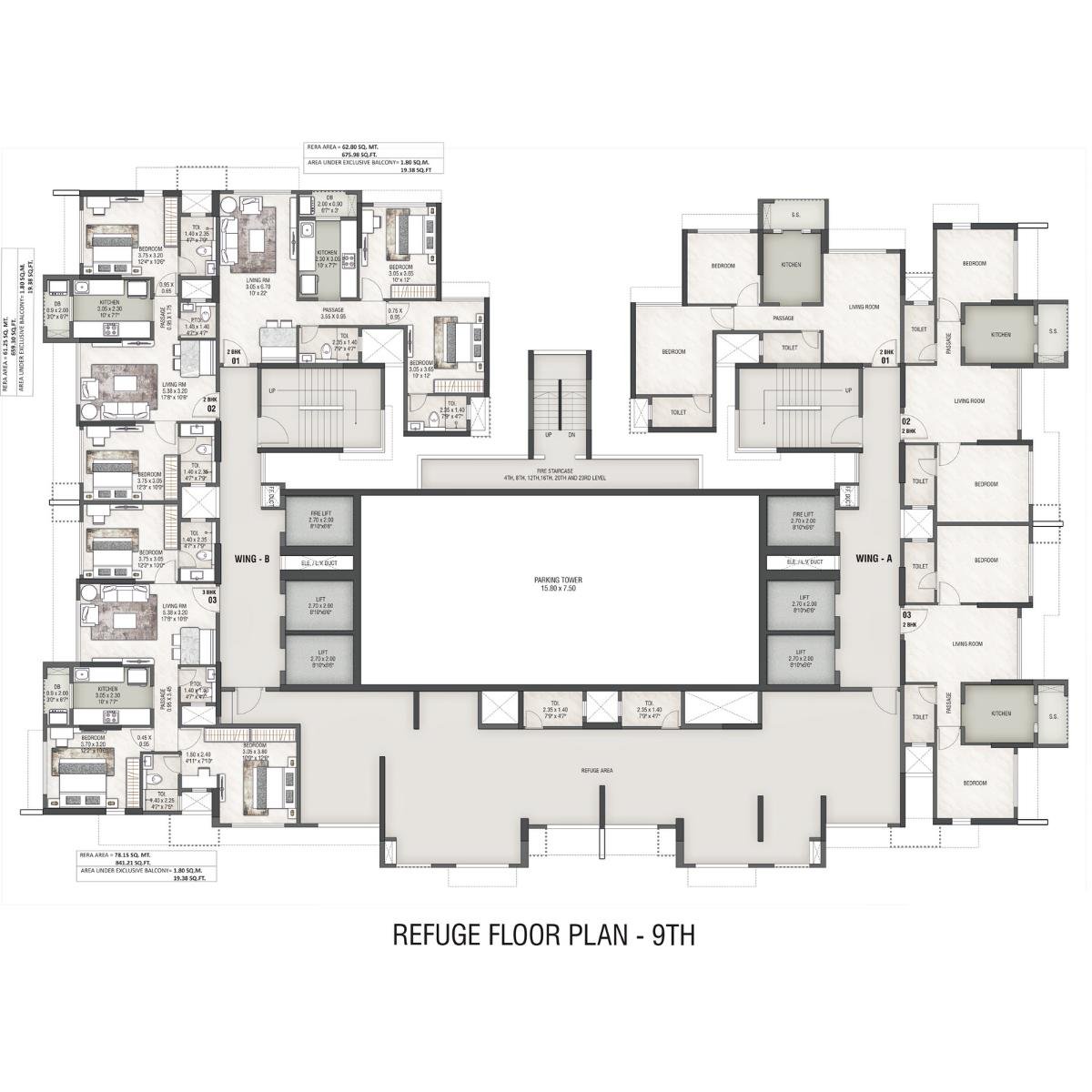 Rustomjee-Stella-Floor-Plan-Refugee-9th-Floor